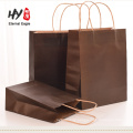 Coffee shop hot sale kraft paper tote bag